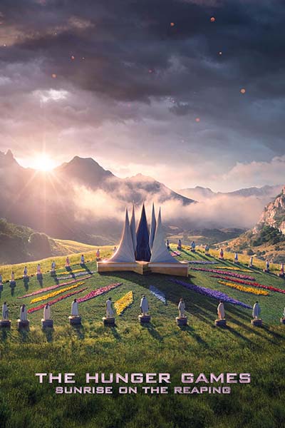 The movie THE HUNGER GAMES: SUNRISE ON THE REAPING 