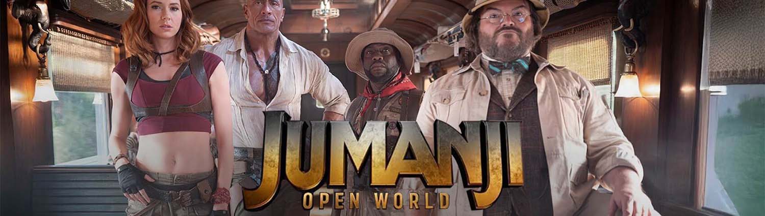 Banner image of movie JUMANJI: OPEN WORLD 
